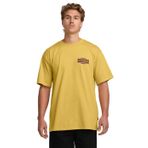 Billabong Erkek Duvarlı Kısa Kollu Grafik Tişört, Duvarlı Vintage Altın, S
