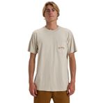 Billabong Erkek Stacked Arch Pkt Tişört (1'li Paket), Çamaşır suyu kumu, M