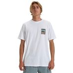 BILLABONG Erkek Stamp SS Tişört, Beyaz, XL