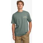 Billabong ORIGINAL ARCH PREMIUM Gri Erkek Kısa Kol T-Shirt - 2XL