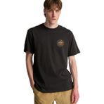 Billabong ROCKIES SS Siyah Bisiklet Modern Fit Logo Baskılı Erkek T-Shirt