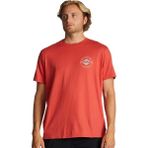 Billabong Rotor Diamond Ss Erkek Kırmızı Tişört - Kiremit