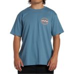 Billabong Rotor Diamond Tees Erkek Mavi Tişört - XS