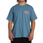 Billabong Rotor Diamond Tees Vintage İndigo Erkek T-shirt