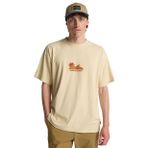 Billabong SHORE OG SS Krem Bisiklet Relaxed Yazı Baskılı Erkek T-Shirt