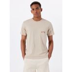 Billabong STACKED ARCH PKT EBYZT00175 Bej Erkek Regular Fit T-Shirt