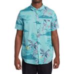 Billabong Sundays Floral Ss Erkek Yeşil Gömlek - Mint