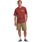 Billabong Walled Regular Ss Erkek Tişört - Kırmızı - XL