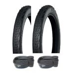 Billas 20 Jant 20X4.00 Bl306 Elektrikli Bisiklet Dış Lastiği X 2 Adet + Irc İç Lastik Seti