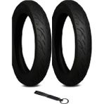 Billas 90/90-17 ve 110/80-17 BL086 Tvs Raider Ön ve Arka Lastik Seti + Olgun Motor Anahtarlık