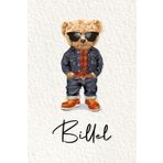 Billel: Cahier personnalisé avec prénom Billel | Cadeau d'anniversaire pour enfant, garçon, homme, copain ... | Nounours | 110 pages lignée, Petit Format 6x9 pouces (15,24 x 22,86 cm)