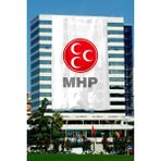 Bilsan Bayrak Mhp Parti Bayrağı 10X15 Mt. Raşel Kumaş Bina Tipi