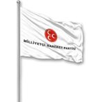 Bilsan Bayrak Mhp Parti Bayrağı 150X225 cm Raşel Kumaş