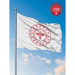 Bilsan Sağlık Bakanlığı Kurum Bayrağı 150X225 cm - Raşel Kumaş