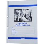Bimbambom Özkan Personel Özlük Dosyası 10'lu Çıtçıtlı Karton Kapaklı 22,4x31 cm Ölçülerinde