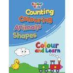 BimBop Kids Colour & Learn: Counting, Colouring, Animals, Shapes - British Spelling Edition