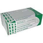Bimel Beyaz Lateks Pudralı Eldiven L Beden Tek Kullanımlık Temizlik Eldiveni 1 Paket