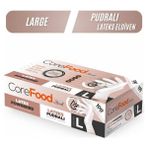 Bimel Corefood Pudralı Lateks Eldiven L Beden Beyaz
