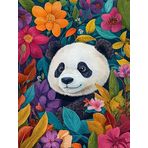 Bimkole DIY 5D Diamond Painting Aksesuarı Panda, Boyama Kiti Tam Yuvarlak Matkap Sayılarla Boyama Boyama Boyama Nakış Kanaviçe Elmas Dekorasyon 30x40 cm gn1427
