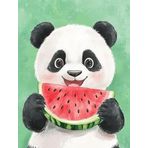 Bimkole DIY 5D Diamond Painting Aksesuarı Panda, Boyama Kiti Tam Yuvarlak Matkap Sayılarla Boyama Boyama Boyama Nakış Kanaviçe Elmas Dekorasyon 30x40 cm gn1683