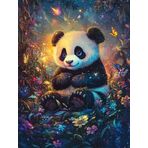 Bimkole DIY 5D Diamond Painting Aksesuarı Panda, Boyama Kiti Tam Yuvarlak Matkap Sayılarla Boyama Boyama Boyama Nakış Kanaviçe Elmas Dekorasyon 30x40 cm gn2060