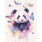 Bimkole DIY 5D Diamond Painting Aksesuarı Panda, Boyama Kiti Tam Yuvarlak Matkap Sayılarla Boyama Boyama Boyama Nakış Kanaviçe Elmas Dekorasyon 40X50 cm gn1642