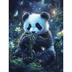 Bimkole DIY 5D Diamond Painting Aksesuarı Panda, Boyama Kiti Tam Yuvarlak Matkap Sayılarla Boyama Boyama Boyama Nakış Kanaviçe Elmas Dekorasyon 40X50 cm gn1665