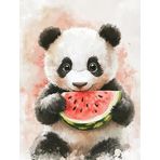 Bimkole DIY 5D Diamond Painting Aksesuarı Panda, Boyama Kiti Tam Yuvarlak Matkap Sayılarla Boyama Boyama Boyama Nakış Kanaviçe Elmas Dekorasyon 40X50 cm gn1667