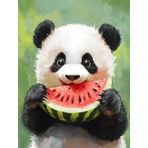 Bimkole DIY 5D Diamond Painting Aksesuarı Panda, Boyama Kiti Tam Yuvarlak Matkap Sayılarla Boyama Boyama Boyama Nakış Kanaviçe Elmas Dekorasyon 40X50 cm gn1684