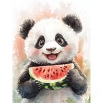 Bimkole DIY 5D Diamond Painting Aksesuarı Panda, Boyama Kiti Tam Yuvarlak Matkap Sayılarla Boyama Boyama Boyama Nakış Kanaviçe Elmas Dekorasyon 40X50 cm gn1692