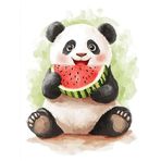 Bimkole DIY 5D Diamond Painting Aksesuarı Panda, Boyama Kiti Tam Yuvarlak Matkap Sayılarla Boyama Boyama Boyama Nakış Kanaviçe Elmas Dekorasyon 40X50 cm gn1700