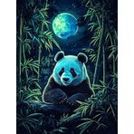 Bimkole DIY 5D Diamond Painting Aksesuarı Panda, Boyama Kiti Tam Yuvarlak Matkap Sayılarla Boyama Boyama Boyama Nakış Kanaviçe Elmas Dekorasyon 40X50 cm gn1724