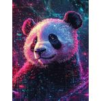 Bimkole DIY 5D Diamond Painting Aksesuarı Panda, Boyama Kiti Tam Yuvarlak Matkap Sayılarla Boyama Boyama Boyama Nakış Kanaviçe Elmas Dekorasyon 40X50 cm gn1777