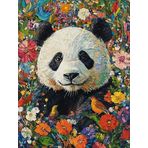 Bimkole DIY 5D Diamond Painting Aksesuarı Panda, Boyama Kiti Tam Yuvarlak Matkap Sayılarla Boyama Boyama Boyama Nakış Kanaviçe Elmas Dekorasyon 40X50 cm gn1834