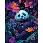Bimkole DIY 5D Diamond Painting Aksesuarı Panda, Boyama Kiti Tam Yuvarlak Matkap Sayılarla Boyama Boyama Boyama Nakış Kanaviçe Elmas Dekorasyon 40X50 cm gn2033