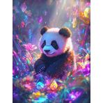 Bimkole DIY 5D Diamond Painting Aksesuarı Panda, Boyama Kiti Tam Yuvarlak Matkap Sayılarla Boyama Boyama Boyama Nakış Kanaviçe Elmas Dekorasyon 40X50 cm gn2139