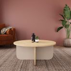 Bimossa Beca O4130 Orta Sehpa 80 cm Safir Üst - Kumtaşı