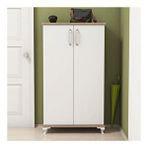 Bimossa Ceviz-Beyaz 120 cm Ayakkabılık Dolap