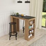 Bimossa L1020 Falez Bar Masası Sepet-lotus Meşe