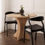 Bimossa Lenis L0210 Yuvarlak Yemek Masası 80 cm Safir Mutfak ve Kahvaltı Masası