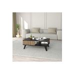 Bimossa Lisa Orta Sehpa 83 Cm Siyah/sepet O1220