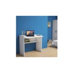 Bimossa S1040 Mehpare Beyaz Çalışma Masası 90 Cm Ders Bilgisayar Ofis Masası Geniş Yüzey Rahat Çalışma Alanı