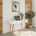 Bimossa S5110 Janus Çekmeceli Beyaz Çalışma Masası