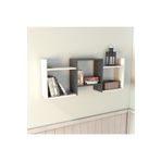 Bimossa X5030 Antrasitrasit-Beyaz Remus Duvar Rafı