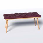 Bimossa Z2010 Arden Ahşap-Bordo Bench