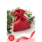 Bimotif 100 adet osmanlı ipeği kına, söz, nişan hediye kesesi, 10x15 cm Kırmızı (20m Organze Kurdele Hediye) Tek Ebat