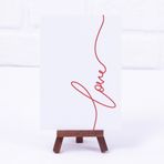 Bimotif 12x17 cm 2 Adet Love Signature Not Kartı