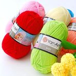 Bimotif 13854 Yarnart Baby Summer Bezelye Yeşili El Örgü İpi