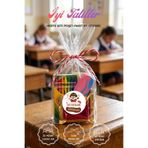 Bimotif 25li İyi Tatiller, Yaz Tatili Hediye Poşet Seti (25 Poşet 15x25cm, 25m Paket İpi, 30 Sticker)