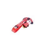 Bimotif 3 Boyutlu Silikon Anahtarlık, Girl Mickey Mouse, Kırmızı Puantiyeli